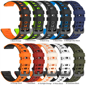 Correa Deportiva de 22 mm para <span class=keywords><strong>Huawei</strong></span> Watch <span class=keywords><strong>GT</strong></span> 6, Correa para Xiaomi Watch 5 S5, Correa de Silicona para Reloj Inteligente - Product Image 3