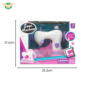 Kit de couture pour débutants, jouets pour enfants, ensemble de jeu d'imitation, jouets pour filles, mini <span class=keywords><strong>machine</strong></span> à coudre électrique - Product Image 6