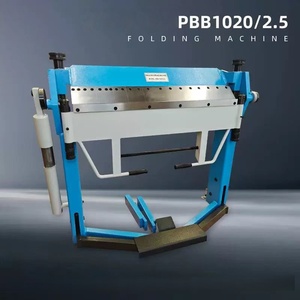 FineTech PBB1020/2520 Manuelle Edelstahl-Blechbiegemaschine Kompakte Abkantpresse Biegewerkzeug 2520mm Länge 1-2,5mm - Product Image 3