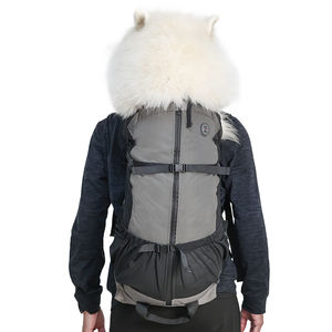 Lüks büyük köpek sırt çantası taşıyıcı nefes örgü <span class=keywords><strong>Pet</strong></span> malzemeleri bisiklet ve motosiklet seyahat için - Product Image 4