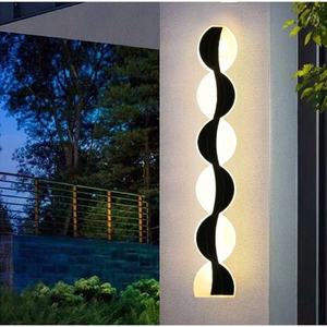 Lampu Dinding Strip surya panjang kualitas tinggi lampu dinding eksterior taman luar ruangan IP65 hemat energi - Product Image 2