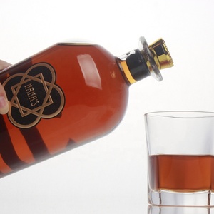 Botella vacía de licor de 750ml, frasco exótico de alcohol, whisky, ron, 375ml - Product Image 6