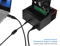 Multifuncional 2,5 "/3,5" USB 3,0 a 2 puertos SATA 1 puerto IDE HDD externo Disco Duro estación de acoplamiento lector de tarjetas USB3.0 Hub