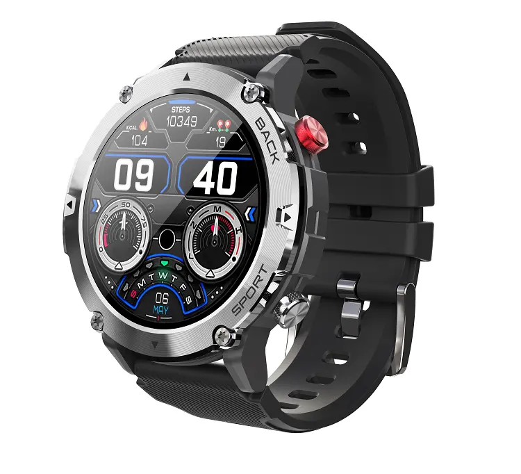 2023 Nieuwe C21 1.32 Sport Call Smart Watch Stap Tellen Weer Vind 300 Mah Lange Levensduur Fitness Tracker