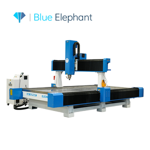 Machine CNC de sculpture de statues à 3 axes haute vitesse, découpe de marbre, prix compétitif, 1200*2800mm avec broche de scie horizontale - Product Image 1