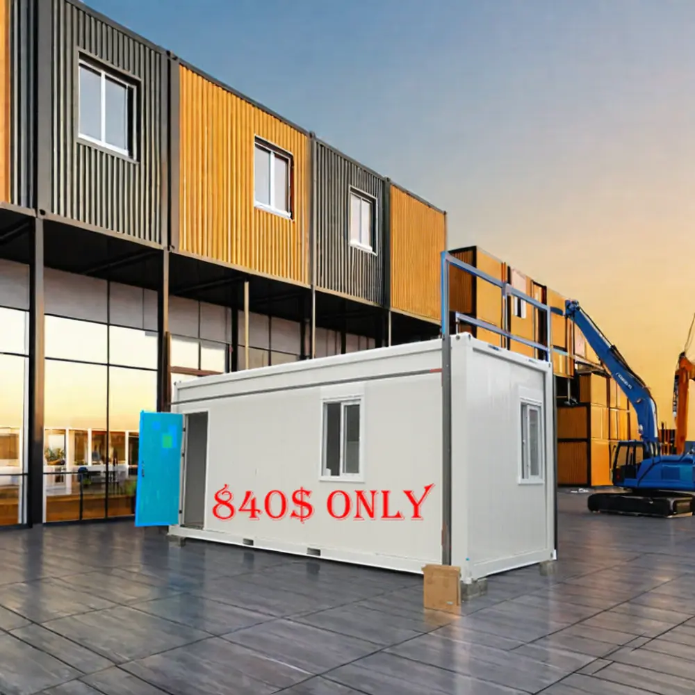 Ups Tùy Chỉnh Có Thể Tháo Rời Đúc Sẵn Tiny Modular Container Nhà Phẳng Gói Container Nhà Cho Đông Nam Á Châu Phi