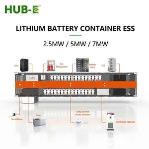 ตู้แบตเตอรี่เก็บพลังงานเชิงพาณิชย์ HUB-E LiFePO4 500kWh ระบบทำความเย็นด้วยของเหลว สำหรับอุตสาหกรรม ระบบโซลาร์ไฮบริด แบบเชื่อมต่อ/ไม่เชื่อมต่อกับระบบไฟฟ้า - Product Image 5