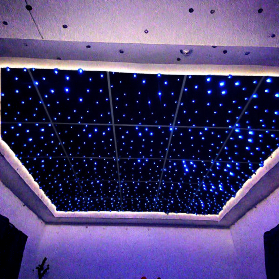 RGBW LED Fiber Optic Star Ceiling Light Color Changing Twinkle ...