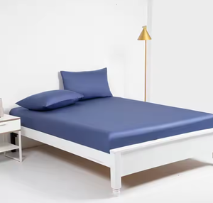 Set di biancheria da letto 4 pezzi eco-friendly per tutte le stagioni in cotone 100% copripiumino di alta qualità lenzuola tessuto stile Design semplice borsa - Product Image 6
