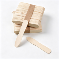 Bâtonnets de crème glacée en bois jetables, biodégradables, de qualité alimentaire, pour les fêtes, vente en gros