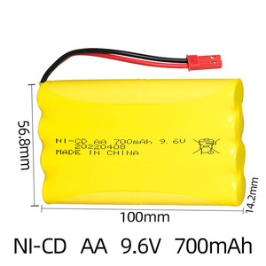 <span class=keywords><strong>9.6V</strong></span> 700mAh AA <span class=keywords><strong>Nicd</strong></span> Pin cho RC đồ chơi đua xe ô tô THUYỀN <span class=keywords><strong>NiCd</strong></span> AA <span class=keywords><strong>9.6V</strong></span> 700mAh pin AA <span class=keywords><strong>8</strong></span> tế bào - Product Image 2