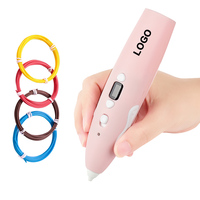 Stylo 3D à batterie intégrée à basse température OEM, vitesse réglable, dessin 3D, cadeaux éducatifs créatifs, imprimante 3D pour enfants