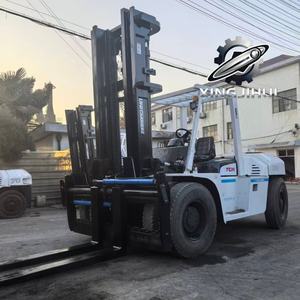 รถยก TCM FD100Z8 10 ตัน รถยกมือสองจากญี่ปุ่น 10 ตัน เครื่องยนต์ Isuzu 6BG1 รถยกใช้แล้ว รถยกใช้น้ำมันเชื้อเพลิง 4000 มม. 10000 กก. - Product Image 6