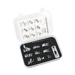 11pcs mini đa chức năng máy may Presser chân phụ tùng phụ kiện Presser Foot Set cho anh trai và ca sĩ Máy