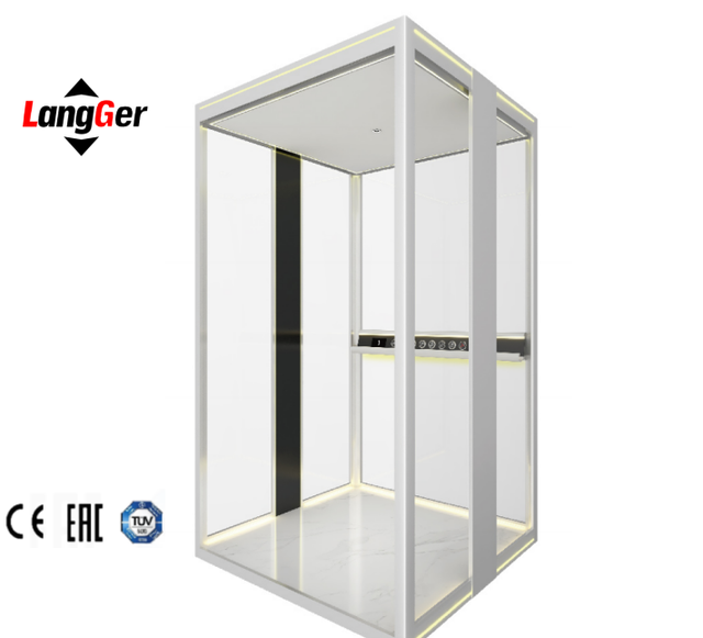 High Quality Glass Home Lift Elevator for Villa Competitive Price  with Modern Elevator Cabin Design