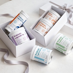 Aluminum Tins for Capsules & <b>Pills</b> | Food Grade Metal <b>Containers</b> for Supplements & Health Products | Recyclable Jars with Lid - Product Image 3