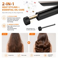 Torlin Huile Essentielle Coiffante et Nourrissante 2-en-1 pour Cheveux Bouclés 100-220 ° Baril en céramique réglable C, personnalisation directe usine B2B