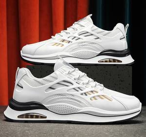 Zapatos deportivos de verano para hombre, transpirables, ligeros, resistentes al desgaste, antideslizantes, cómodos, con cordones, tendencia de moda, zapatos para correr, plataforma de malla, deportivos - Product Image 4