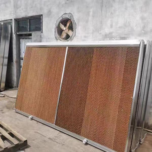 แผ่นทำความเย็นแบบระเหย แผ่นทำความเย็นโรงเรือนไก่ แผ่นทำความเย็นกระดาษเซลลูโลส แผ่นทำความเย็นเซลลูโลสสีน้ำตาล น้ำเซลลูโลส - Product Image 6