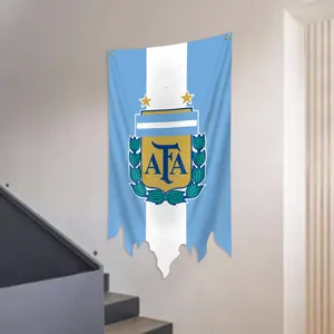 Banderas Periféricas Rectangulares de Poliéster para Equipos Calificados 2026, Tapiz para Colgar en la Pared, 70x130cm - Product Image 3