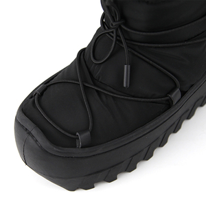Botas de Invierno Negras Desmontables con Plataforma y Peluche, Antideslizantes, de la Mejor Calidad - Product Image 4