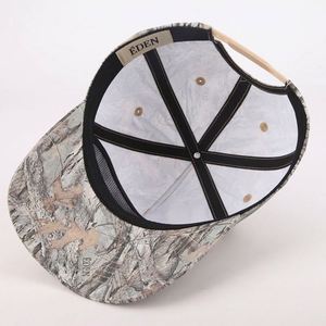 Casquettes de baseball de chasse d'extérieur 5 panneaux de haute qualité, logo personnalisé, motif camouflage Real-Tree, image sportive, 100 % coton - Product Image 6