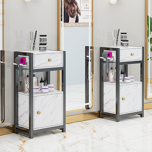 Carrito de Salón Dorado para Maquillaje y Belleza, Diseño Moderno, Muebles de Lujo para Dormitorio o Salón de Belleza, Entrega en 3 Días, Suministro de Fábrica - Product Image 2