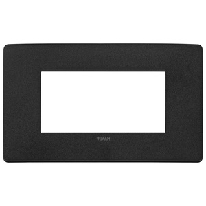 Plana Up 4M Matt Black Plate 9.7x18.9cm Wall <b>Switch</b> Cover - Product Image 1