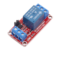 Module de relais 1/2/4/8 voies 5V12V24V avec support d'isolation optocoupleur pour carte d'extension à déclenchement plat haute et basse tension