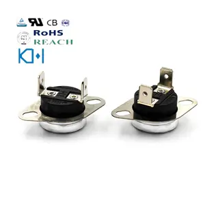 Thermostat For Coffee Maker KH KSD301 Bimetal Coffee Maker Thermal Switch 1/2" Thermostat For Electric Household Appliances