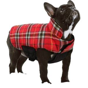 Abrigo Impermeable y Cortavientos de Doble Cara para Perro, Estilo Británico, Grueso y Cálido para Otoño e Invierno, Diseño de Chaleco sin Cierre - Product Image 1