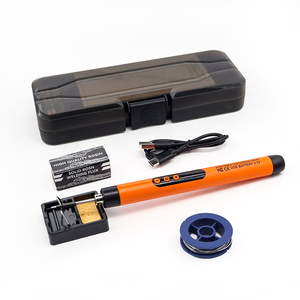 Kit de Mini Lápiz <span class=keywords><strong>Soldador</strong></span> Recargable por USB, Cautín Inalámbrico Portátil de 8W Alimentado por Batería - Product Image 1