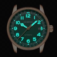 Montres pour hommes OCHSTIN 7006 GA7006, automatiques, mécaniques, en cuir et nylon, étanches, classiques, avec date automatique