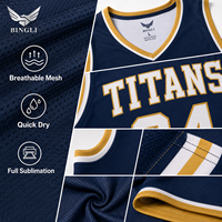 Seragam Basket Sekolah Custom, Jersey & Celana Pendek, Sablon Logo Tim Dewasa, 100% Polyester, Bernapas, MOQ 1, Supplier Pabrik, Cepat