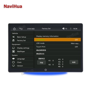 NaviHua 10.1inch Carplay Monitor <b>Stereo</b> Multimedia Rear Seat Back Entertainment Headrest Monitor Touch Screen TV Display IPS - Product Image 3
