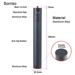 SORRISO in alluminio telescopico Selfie Stick <span class=keywords><strong>3</strong></span> assi stabilizzatore Gimbal Wireless Vlog Kit a portata di mano accessori per fotocamera del telefono smartphone - Product Image 3