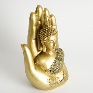 <span class=keywords><strong>Statue</strong></span> di <span class=keywords><strong>Buddha</strong></span> in resina figurine di <span class=keywords><strong>Buddha</strong></span> da dito per ornamenti da tavola per ufficio decorazioni Zen - Product Image 2