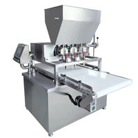 Machine de remplissage automatique anti-goutte pour snacks et pâtisseries en acier inoxydable de qualité alimentaire