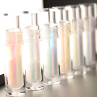 Nouvelle Arrivée Très Demandée : Poudre Liquide Effet Miroir Aurore pour Ongles, Poudre à Ongles Liquide Anti-débordement Effet Miroir, Liquide Magique pour Ongles Effet Fée