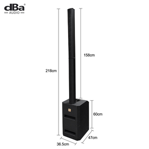 Ipx1000 1200W DJ Đảng hoạt động Cột loa hệ thống 12 "DSP loa siêu trầm, thiết kế mô-đun, Pro <span class=keywords><strong>PA</strong></span> âm thanh cho các sự kiện ngoài trời - Product Image 3