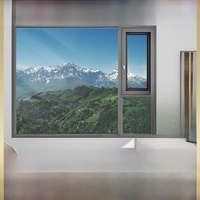 Système de fenêtres et de portes en alliage d'aluminium, fenêtres insonorisées sur mesure du sol au plafond pour chambre et balcon, autres fenêtres