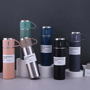 Business 500ml Gift <b>Box</b> Set Portable Luxury Stainless Steel Thermos Coffee <b>Mug</b> 6-12 Hours Thermal Insulation Customized Logo - Product Image 2