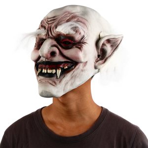 <span class=keywords><strong>Maschera</strong></span> in Latex da Vampiro con Sopracciglia Bianche Spaventose per Costume di <span class=keywords><strong>Halloween</strong></span> e Natale - Product Image 2