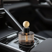 Diffuseur d'arômes cylindrique 80 ml pour voiture, ornement non électrique, parfum d'ambiance, huile essentielle, senteur maison