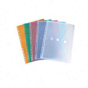 Carpeta de Archivos Transparente A4 de Polipropileno, Impermeable, con Bolsillo Transparente, 11 Orificios, Carpeta de Plástico con Bolsillo para Documentos - Product Image 1