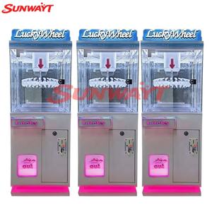 Máquina de Juego de Premios con Rueda de la Fortuna Mini, Operada con Monedas, para Interiores, con 24 Pinzas y Premios Sorpresa - Product Image 6