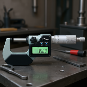 Micrómetro Digital Ttake 0-25mm IP65 Herramienta de Medición Impermeable - Product Image 3