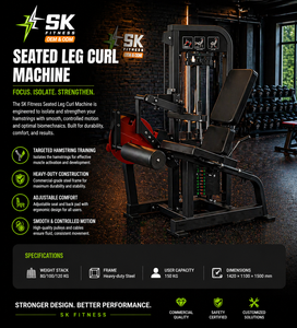 Macchina Combinata SK-Commercial per Estensione e Flessione Gambe, Attrezzatura da Palestra per Allenamento di Forza - Product Image 2
