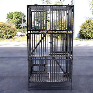 Lüks Paslanmaz Çelik Köpek Kulübesi Kolay Kurulumlu Evcil Hayvan Kafesi Kutulu Açık Hava Hayvan Çiti - Product Image 3