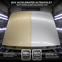 Film de protection de peinture automobile (PPF) en TPU gris métallisé brillant, anti-jaunissement, auto-réparateur